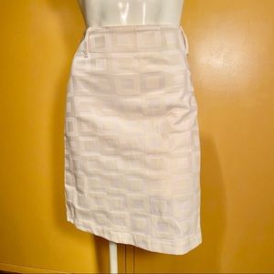 New York & Company white mini skirt, size 6